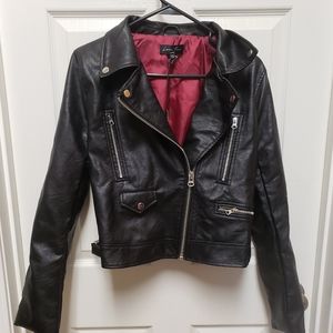 Love Tree faux leather jacket
